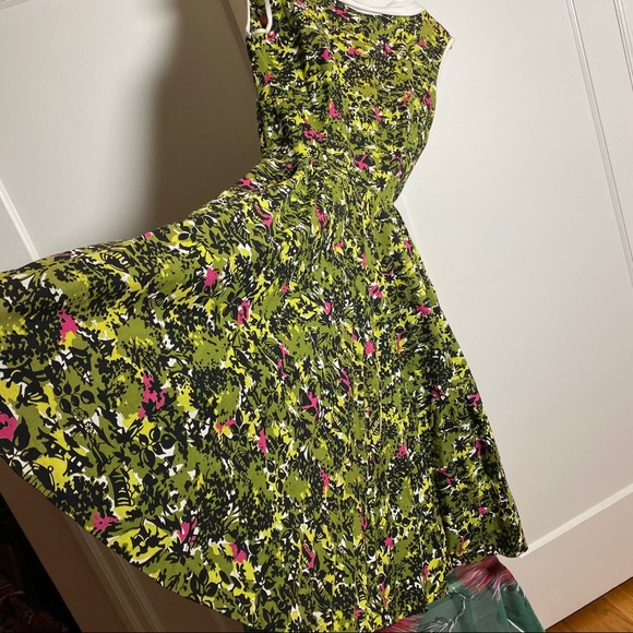 50’s Vintage Fit-and-Flare Swing Dress Perfect - Picture 2 of 13